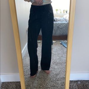 black adidas sweatpants